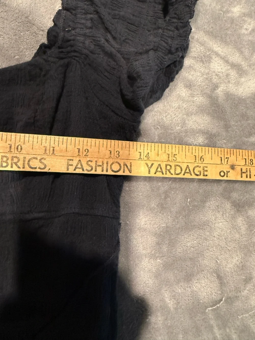 Free People Endless Summer Elle Mini Dress size S Black Puff Sleeve - Picture 4 of 10